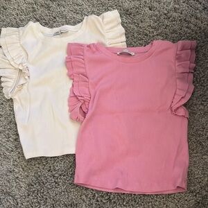 Set of Zara Ruffled Tops